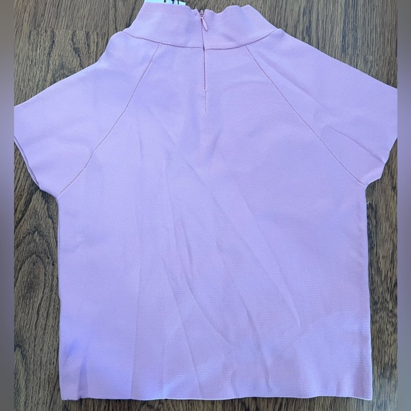 Zara mock neck cap sleeve top nwt size medium - Picture 3 of 6
